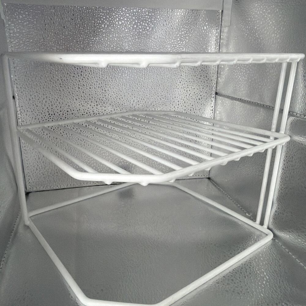 Corner Shelves Cupboard White 3 levels 9”x8” - Picture 2 of 3